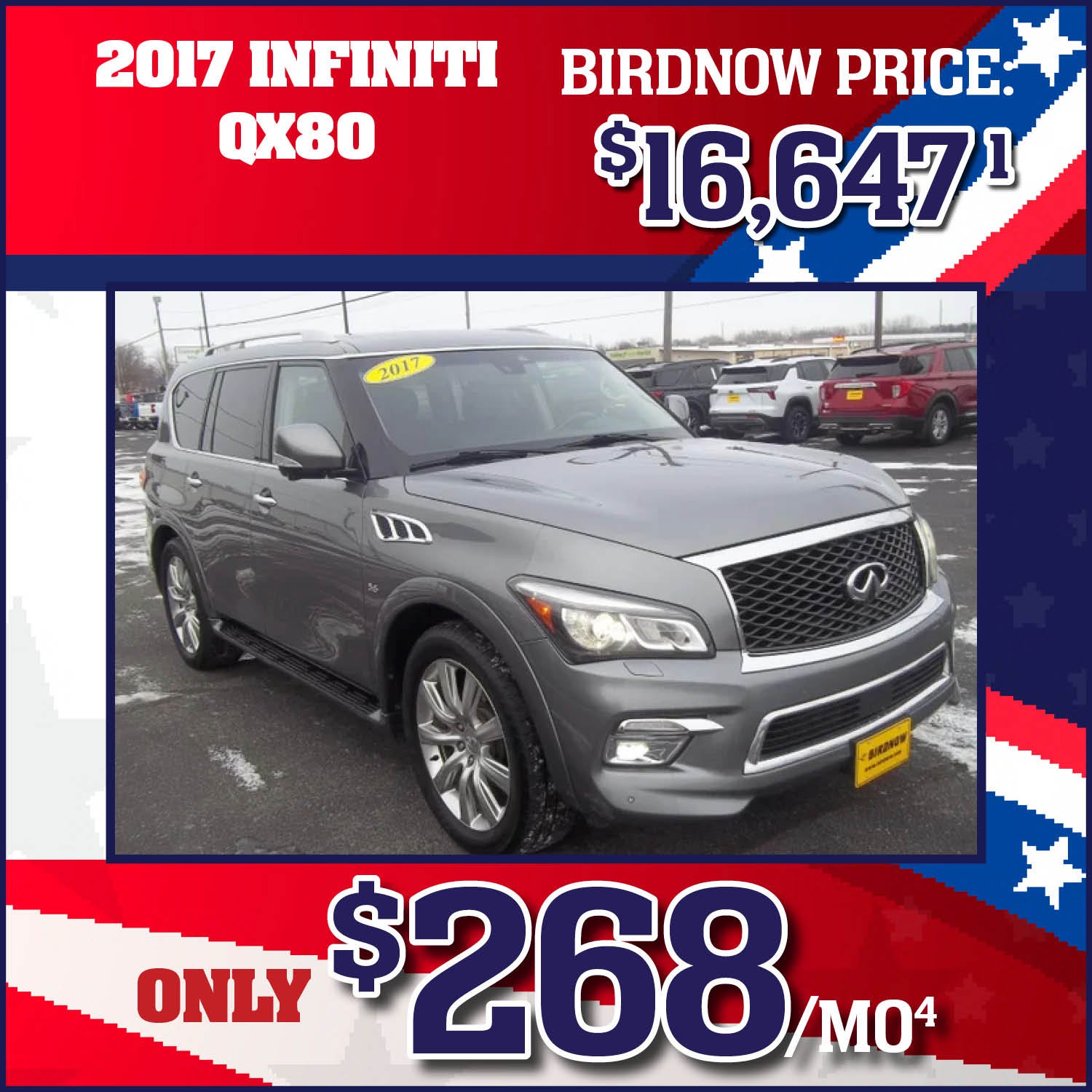 2017 INFINITI QX80
AWD