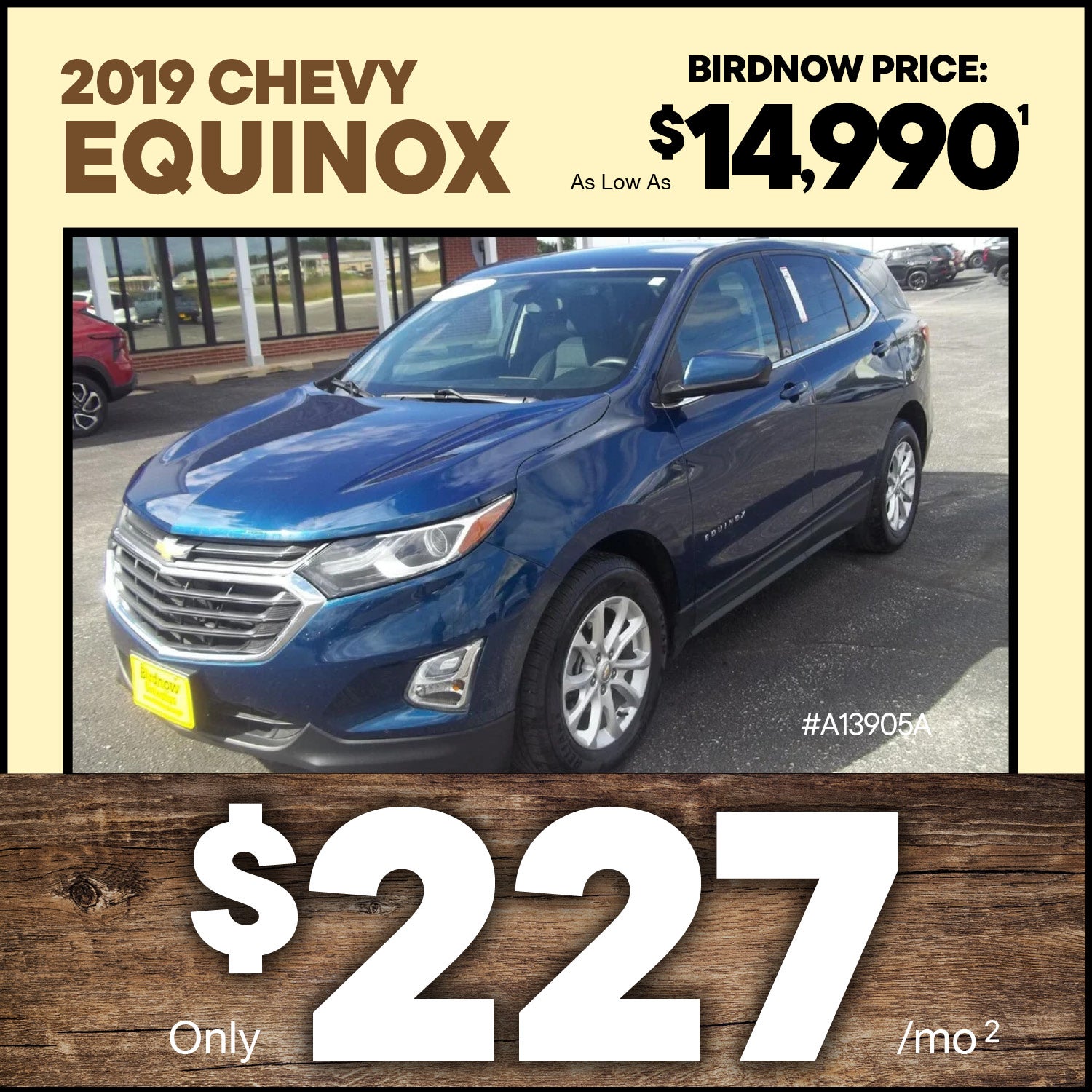 2019 Chevrolet Equinox
LT